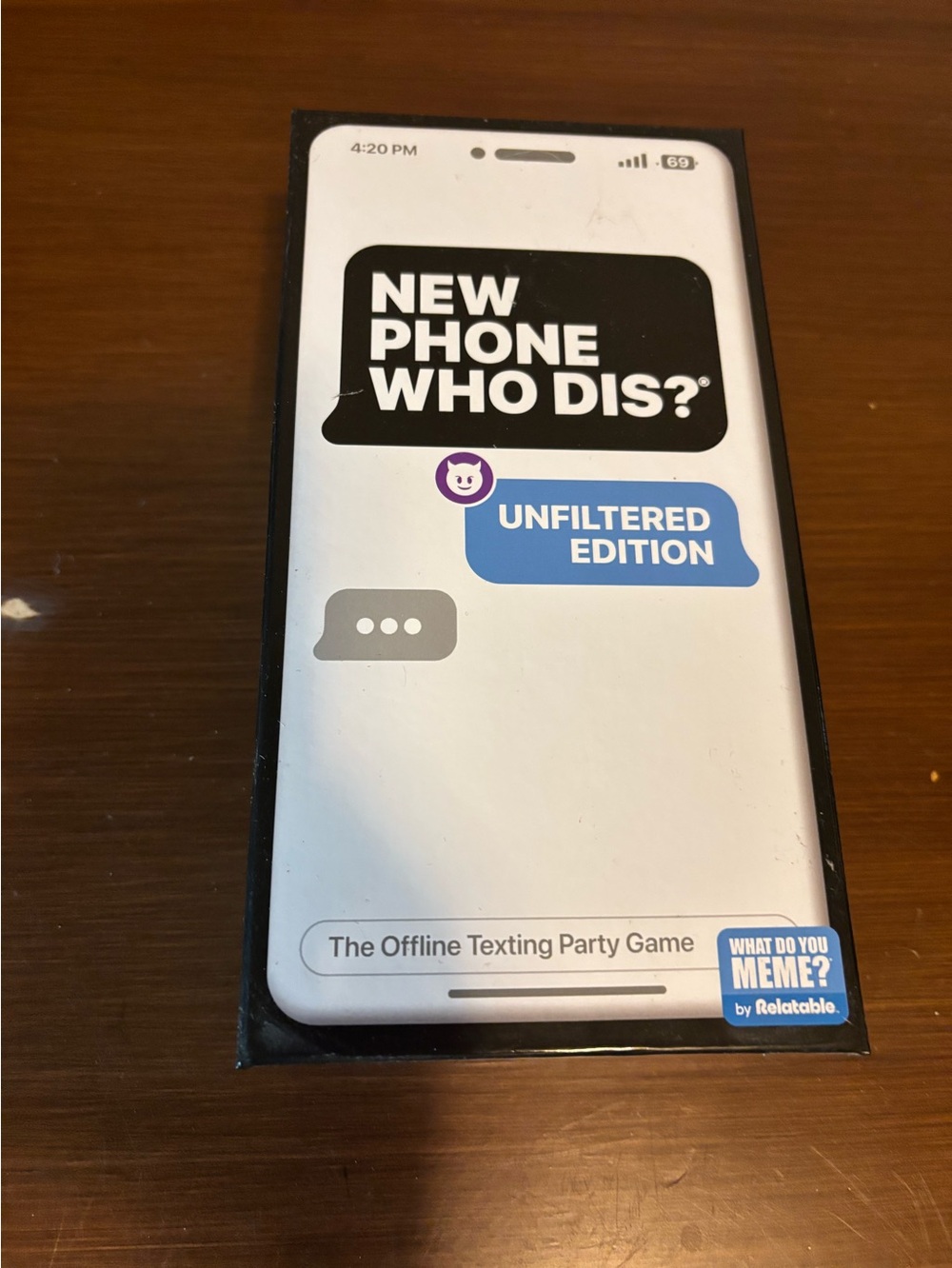 New Phone Who Dis? Unfiltered Edition - White